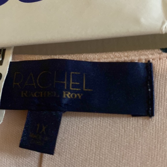 Pink floral Rachael Rachel Roy dress with belt - Picture 2 of 2